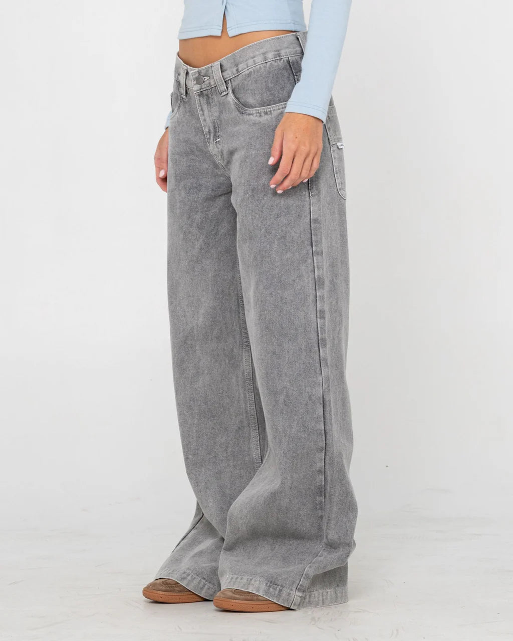 Rusty Wendy Wide Low Rise Denim Jean