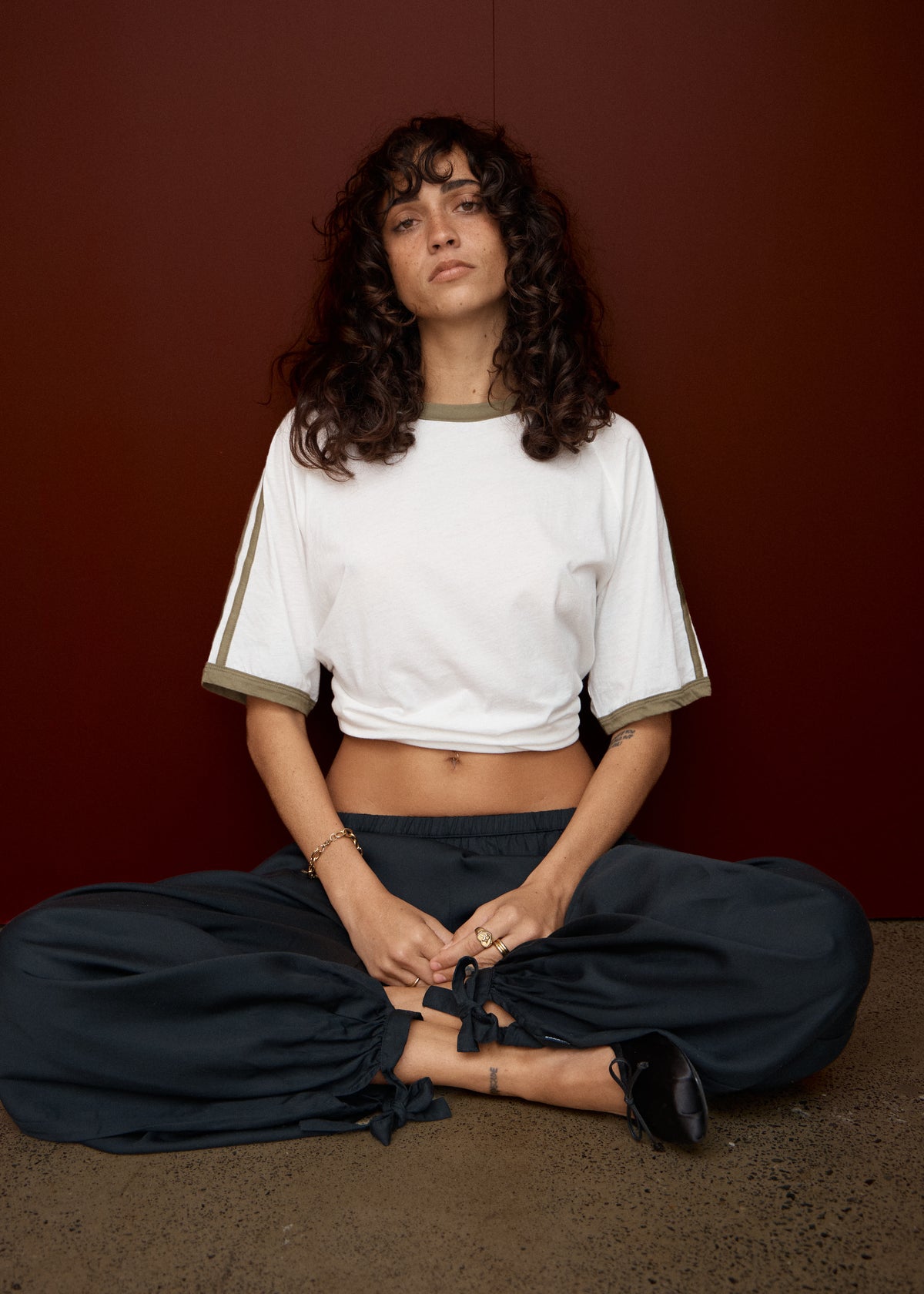 Afends Smokeshow Oversized Raglan Tee