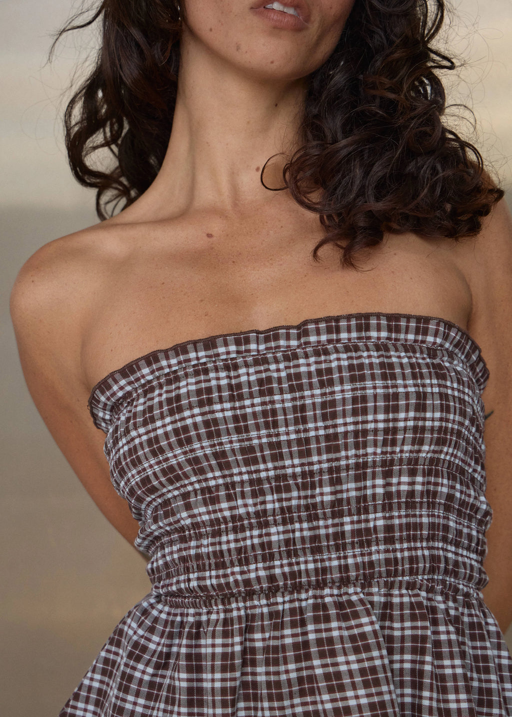 Afends Tiff Strapless Top