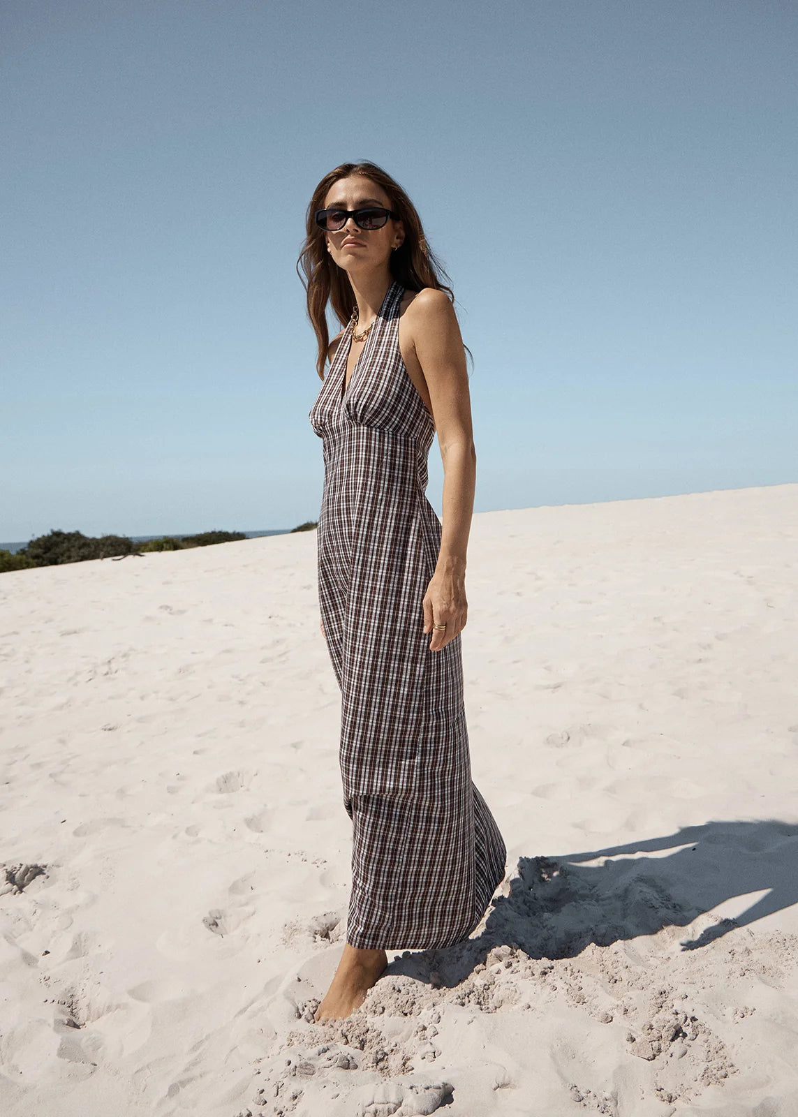 Afends Alexa Halter Maxi Dress