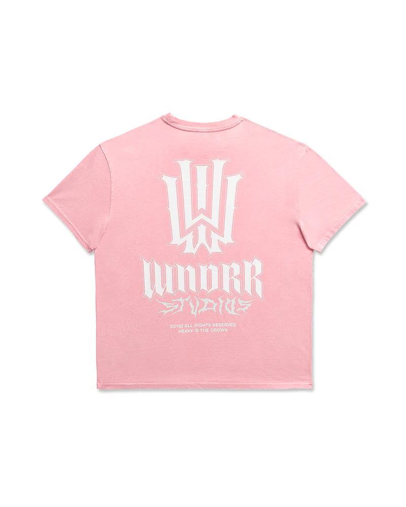 Wndrr Black Bleach Box Fit Tee