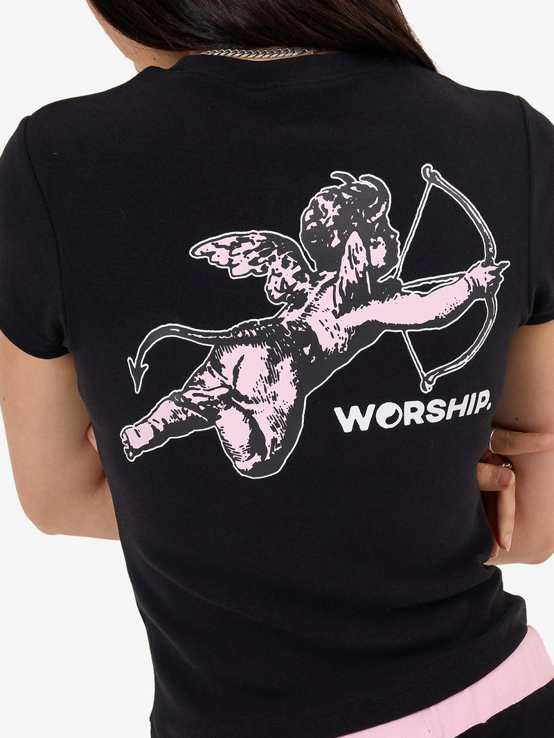 Worship Cherub Cap Sleeve Tee