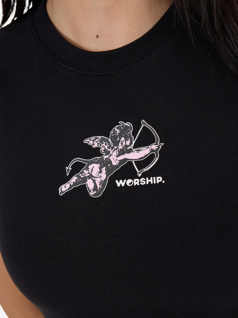 Worship Cherub Cap Sleeve Tee