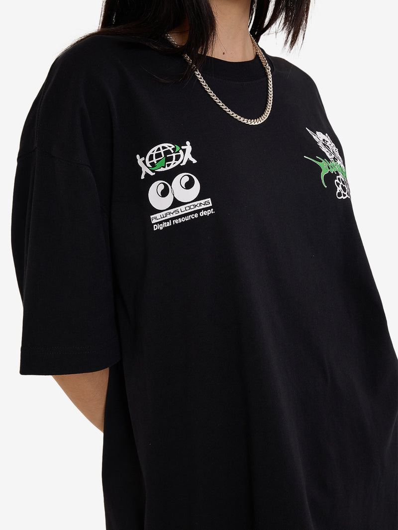 Worship Logorama Oversized Tee