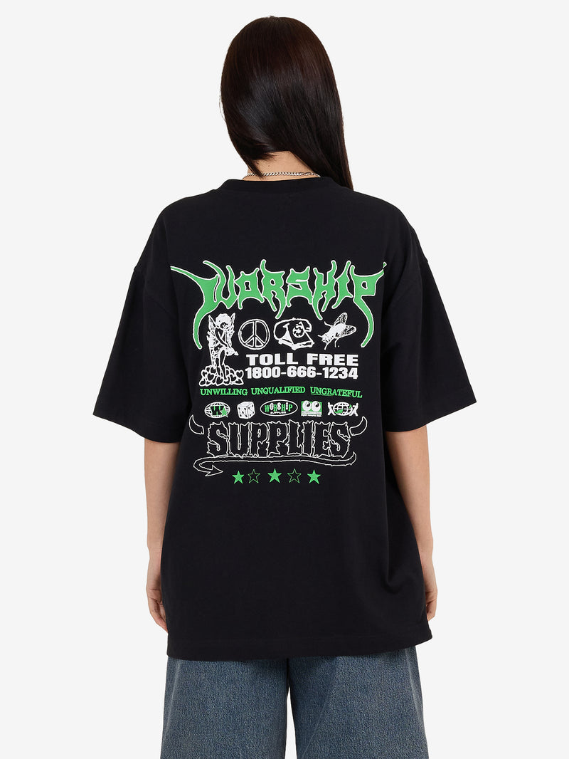 Worship Logorama Oversized Tee