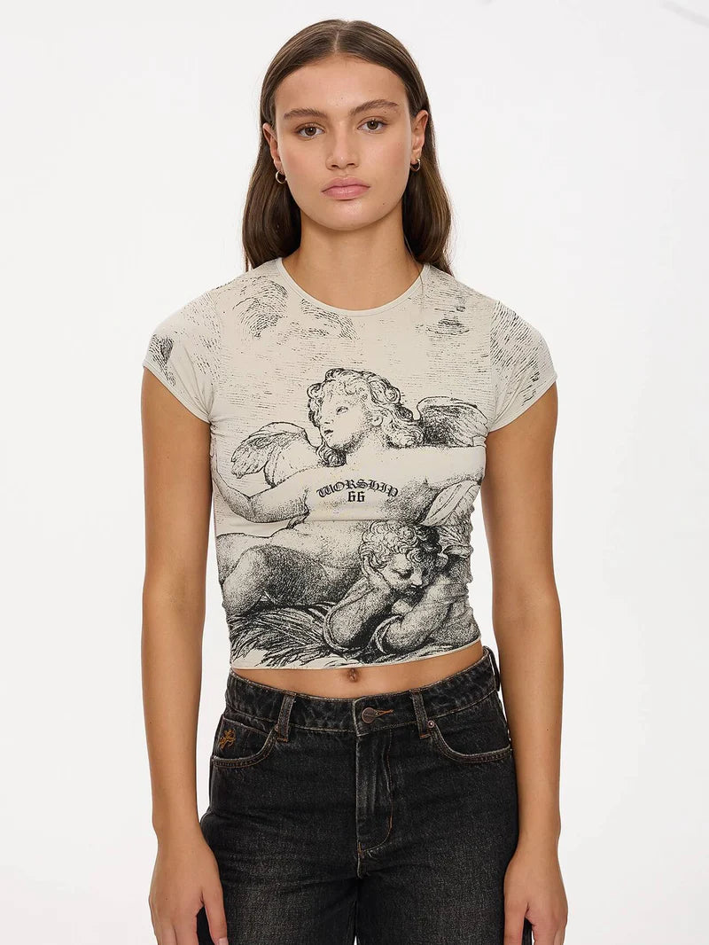 Worship Dreamers Cap Sleeve Tee