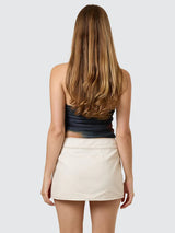 Thrills Night Shift Wrap Mini Skirt