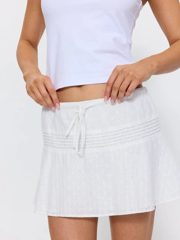 Thrills Juno Broderie Anglaise Mini Skirt