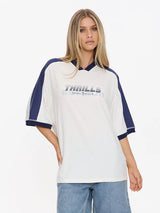 Thrills Speed Killer V-Neck Oversized Tee