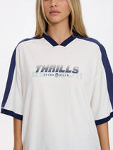 Thrills Speed Killer V-Neck Oversized Tee