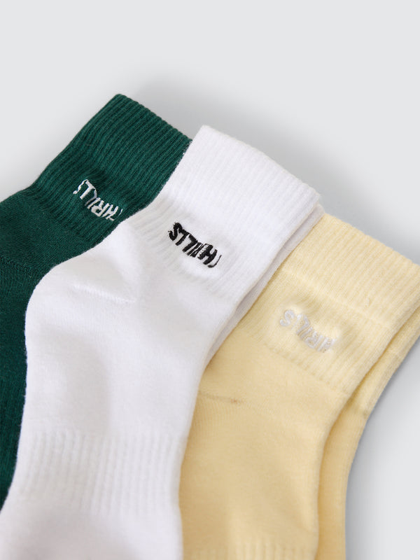 Thrills Minimal Thrills 3 Pack Sock