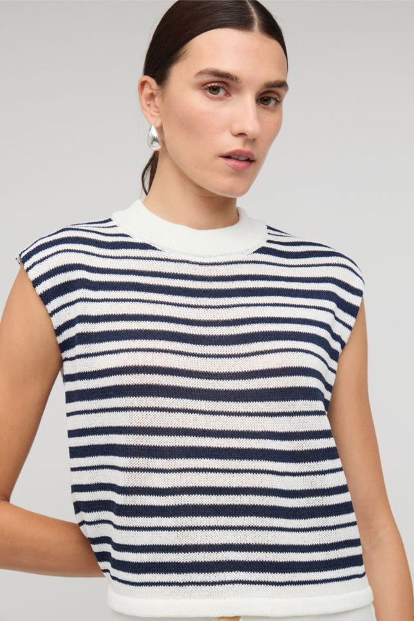 Staple The Label Palmer Stripe Knit Tank