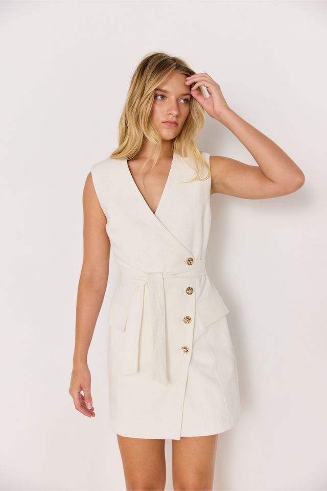 Minkpink Irena Wrap Mini Dress