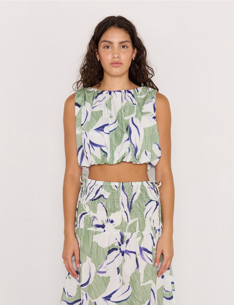 Minkpink Veda Bubble Top