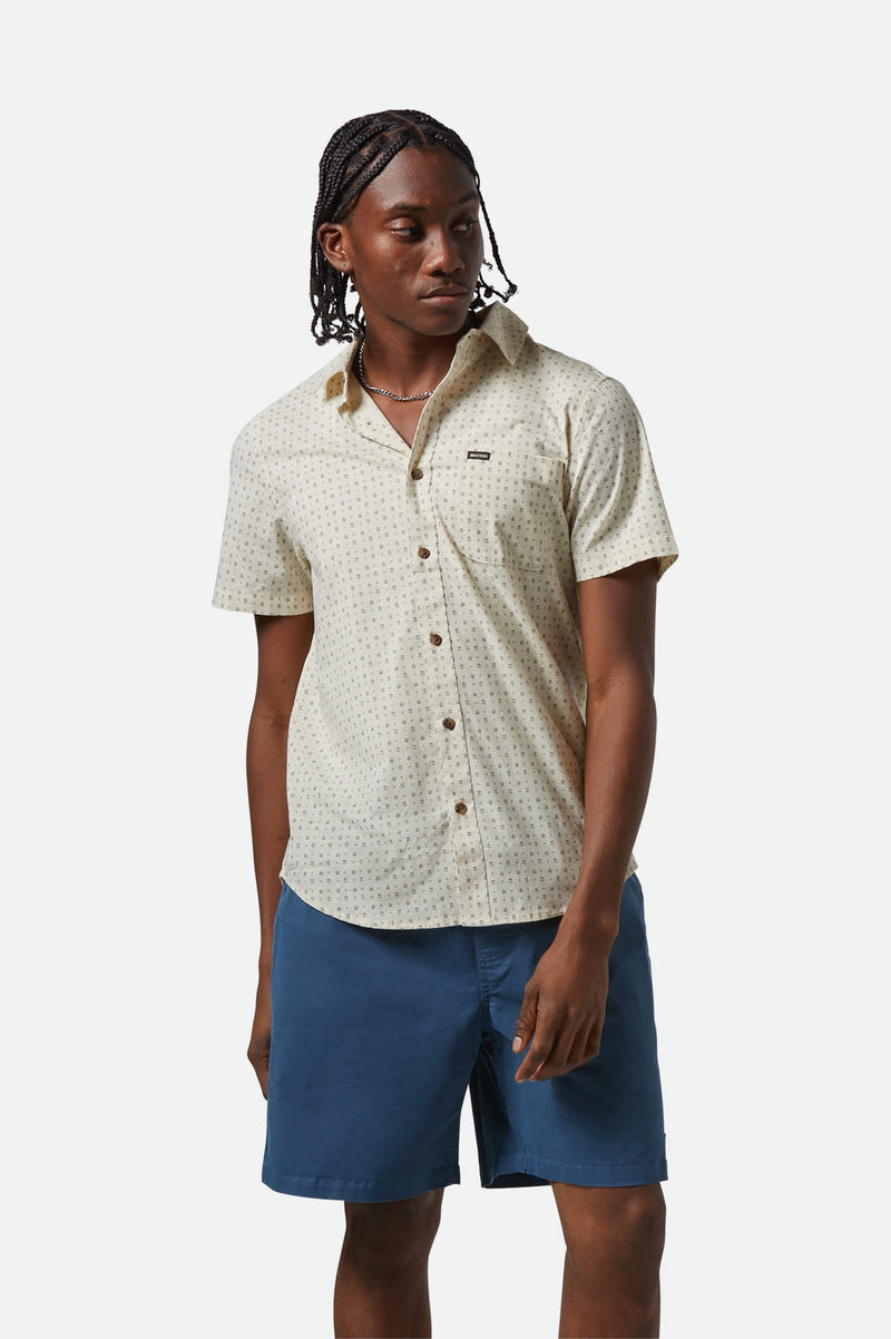 Brixton Charter Print SS Wvn Shirt