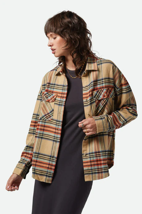 Brixton Bowery W Classic Flannel Shacket