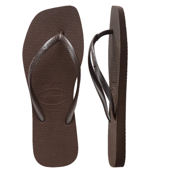 Havaianas Square Dark Brown Thongs