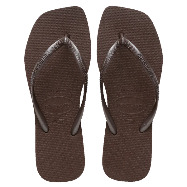 Havaianas Square Dark Brown Thongs