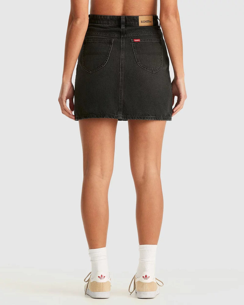 Riders Hi Girlfriend Black Crystal Skirt