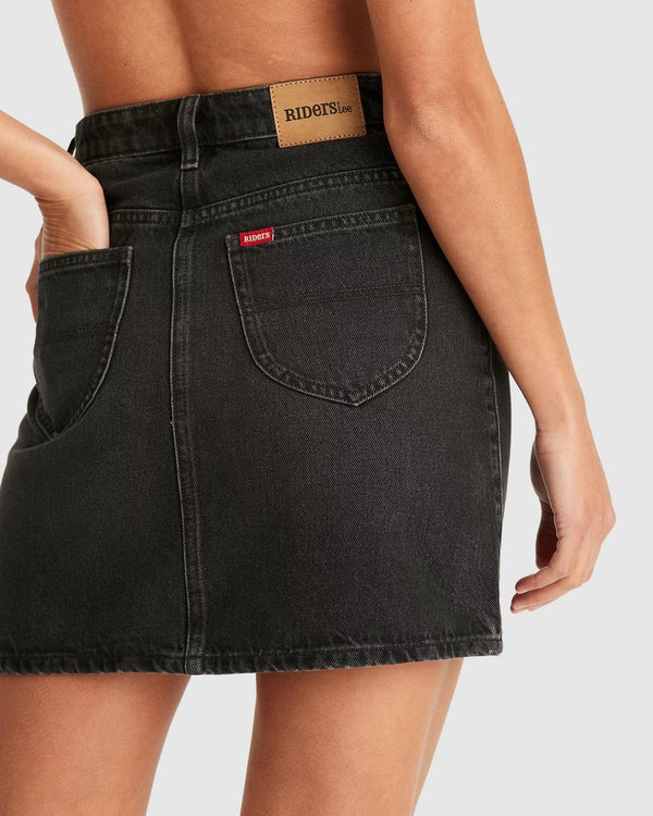 Riders Hi Girlfriend Black Crystal Skirt