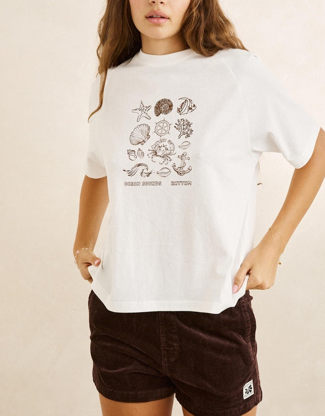 Rhythm Oceans Sounds Raglan Tee