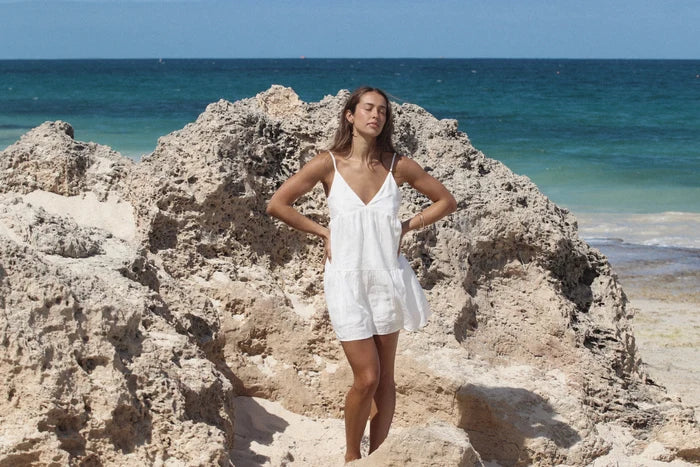 Rhythm Classic Tiered Mini Dress
