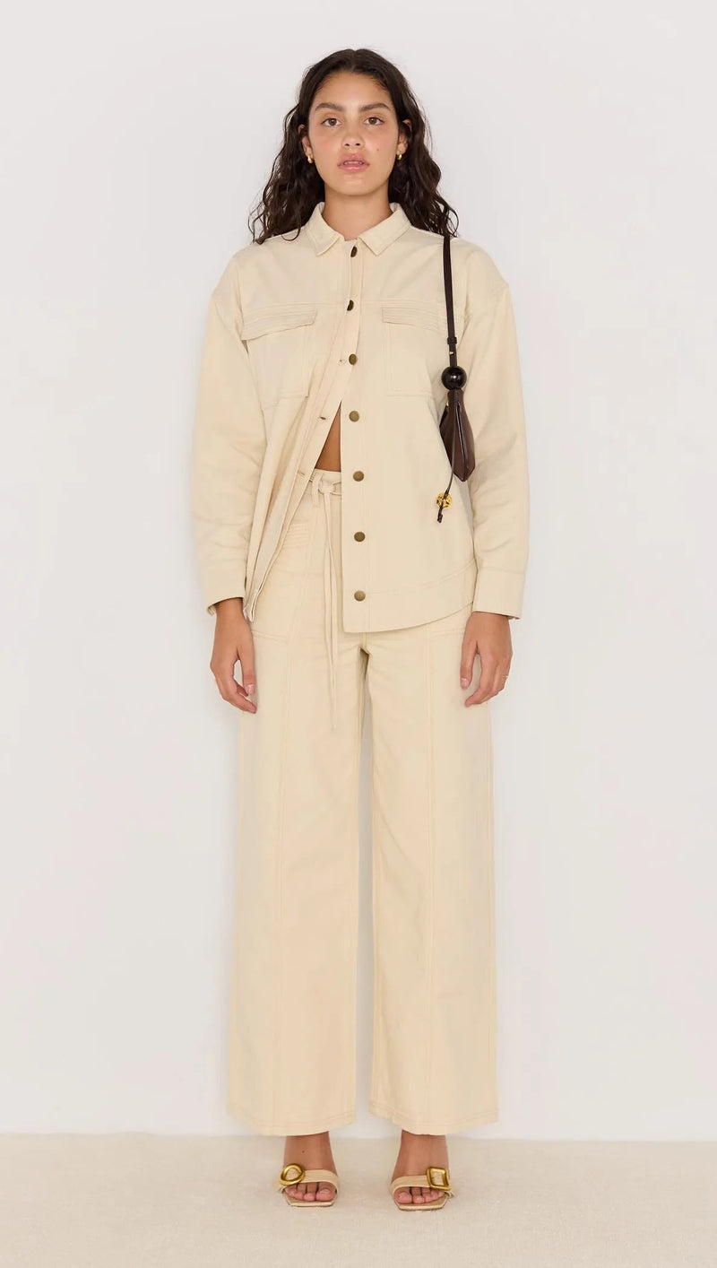 Minkpink Jane Drill Straight Leg Pant