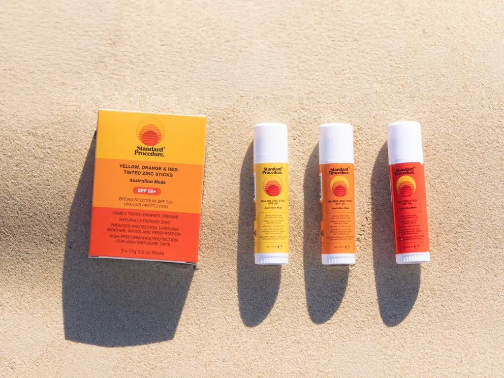 Standard Procedure Coloured Zinc Sticks SPF 50