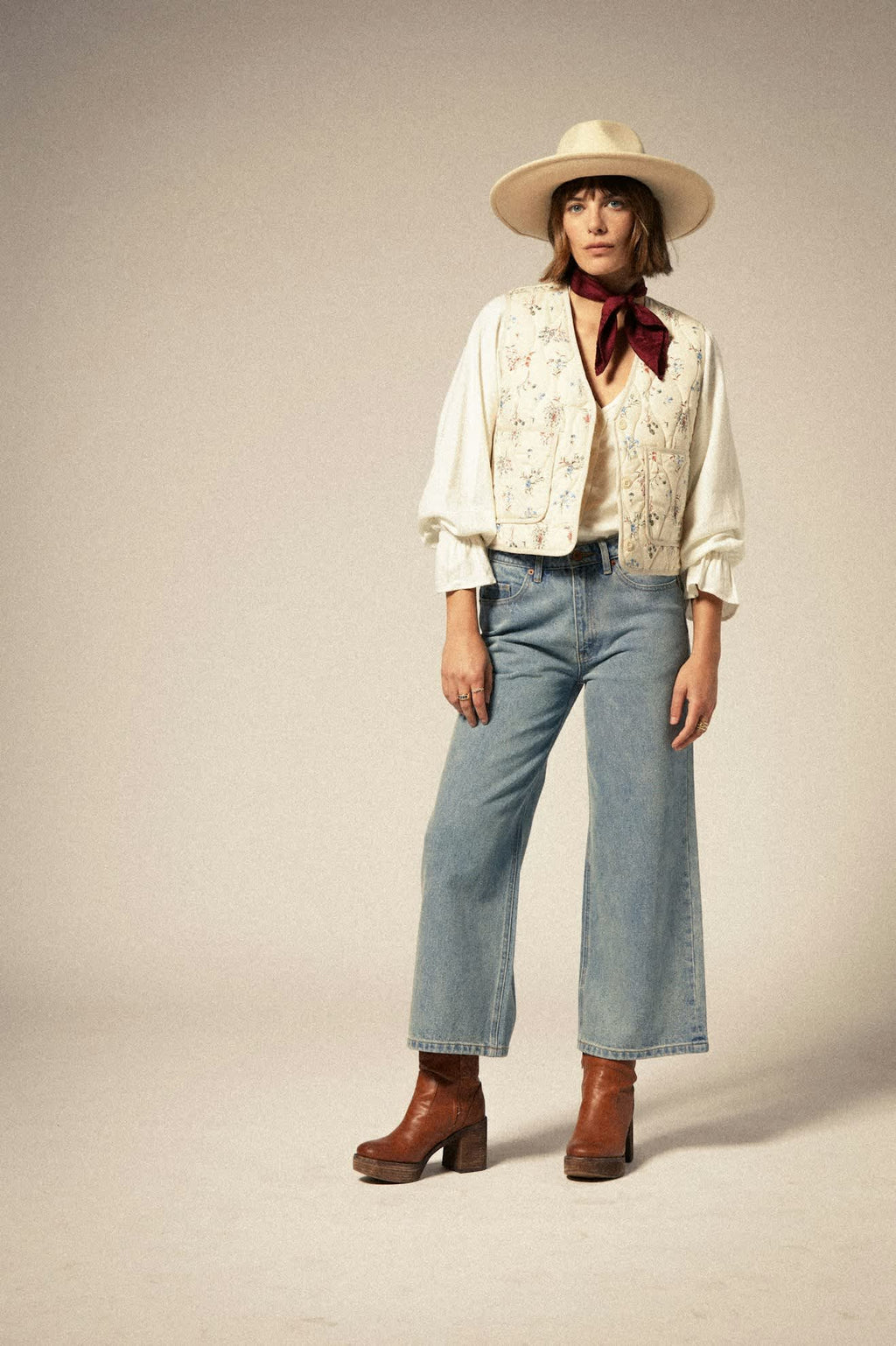 Brixton Margo Cropped 5 Pocket Jean
