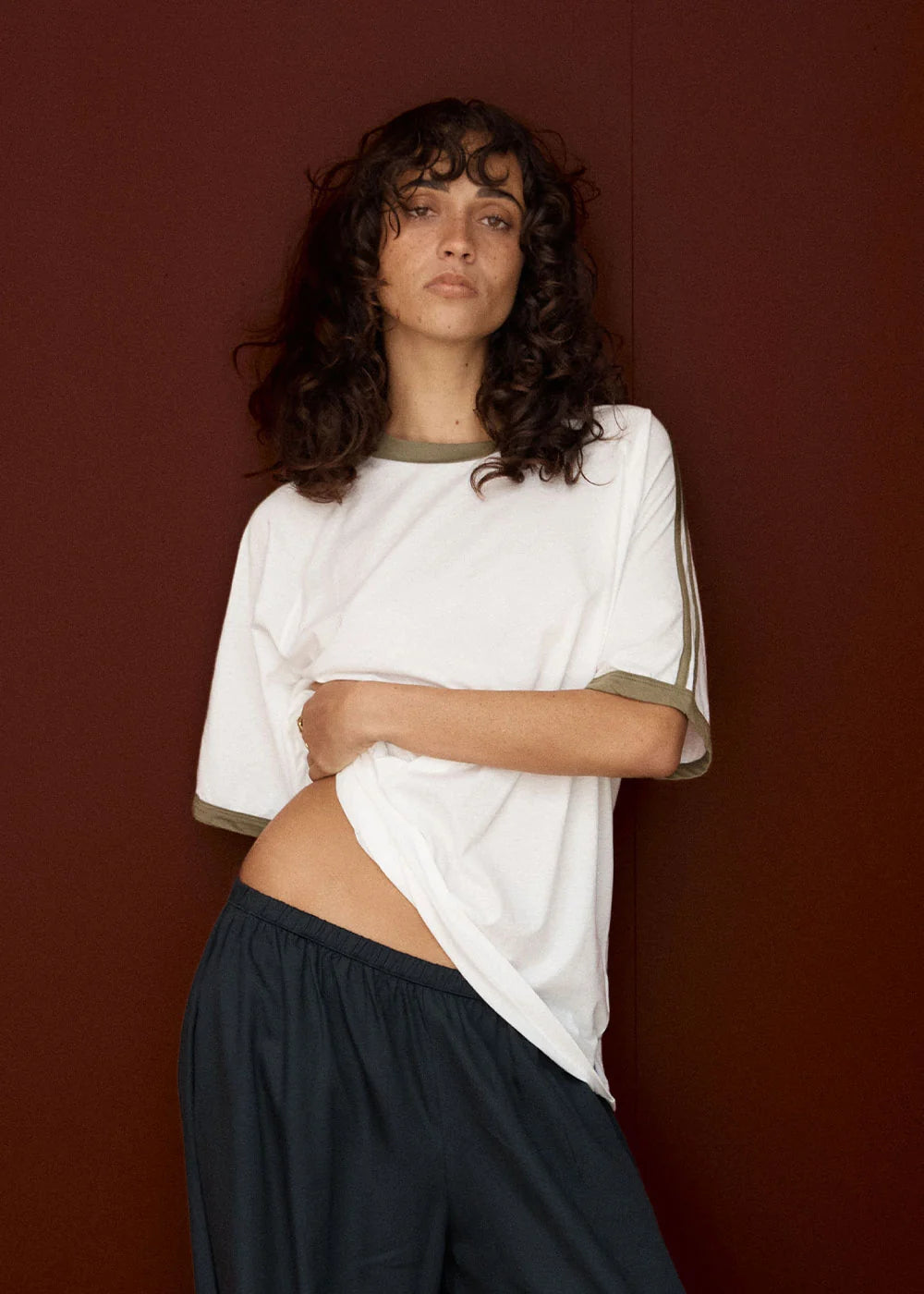 Afends Smokeshow Oversized Raglan Tee