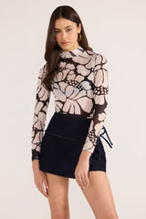 Minkpink Persephone Mesh Skivvy Top