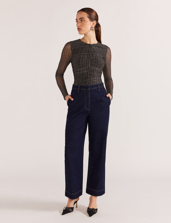 Staple The Label Vara Wide Leg Jeans