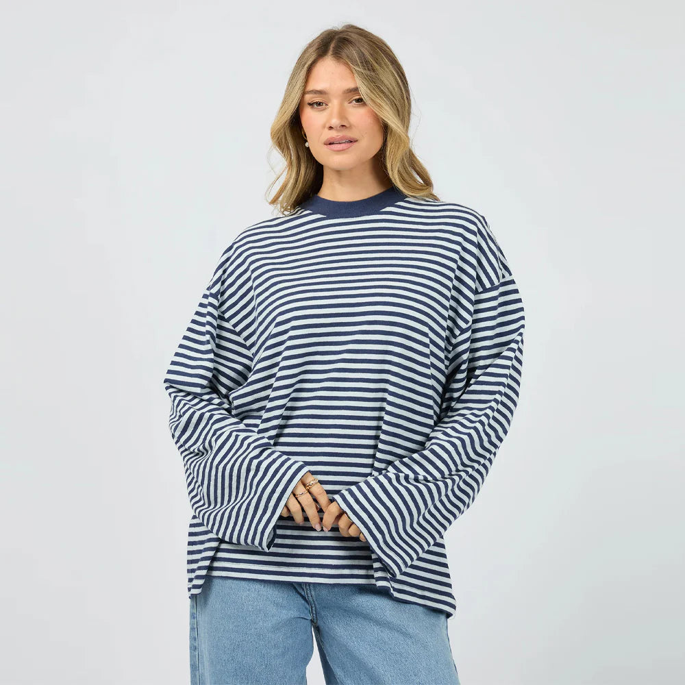 All About Eve Paloma LS Stripe Tee