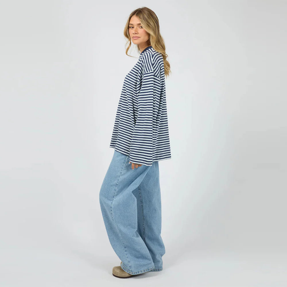 All About Eve Paloma LS Stripe Tee