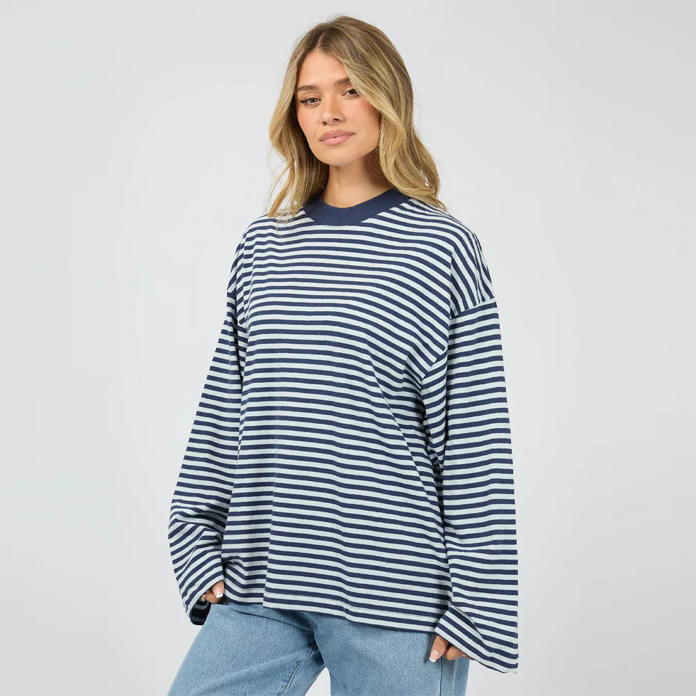 All About Eve Paloma LS Stripe Tee