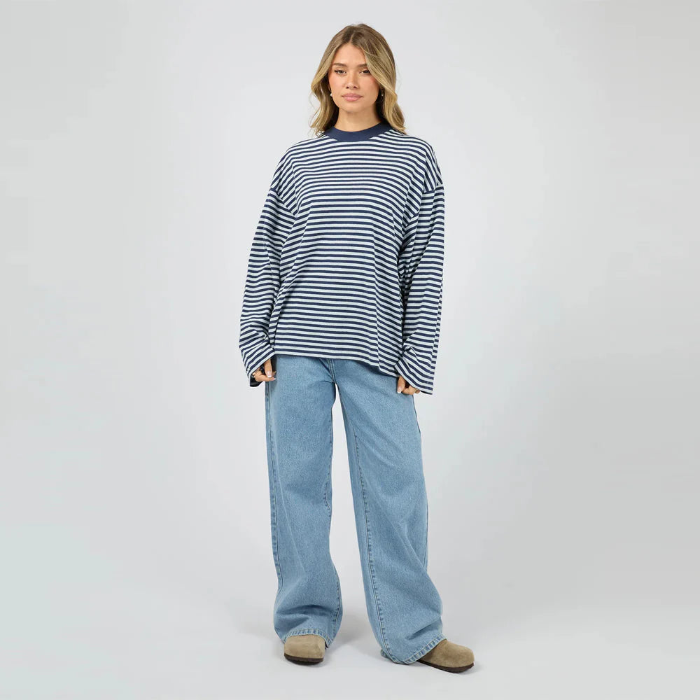 All About Eve Paloma LS Stripe Tee