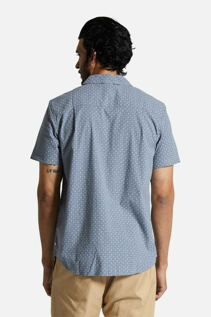 Brixton Charter Print SS Wvn Shirt