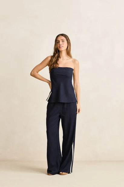Rhythm Contrast Linen Trackpant