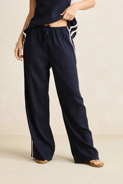 Rhythm Contrast Linen Trackpant