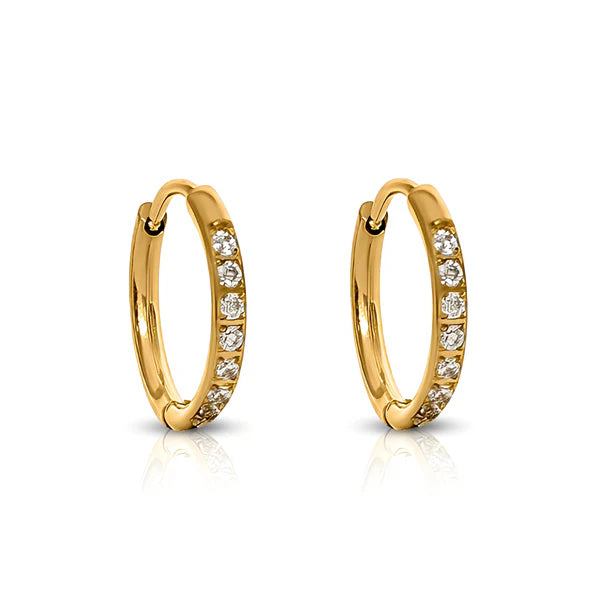 Ever Transition Sleeper Gold Earrings