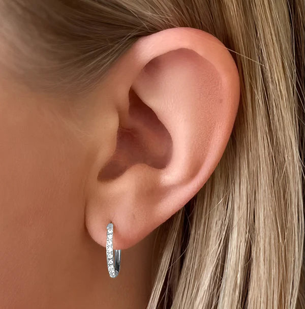 Ever Transition Sleeper Silver Earrings