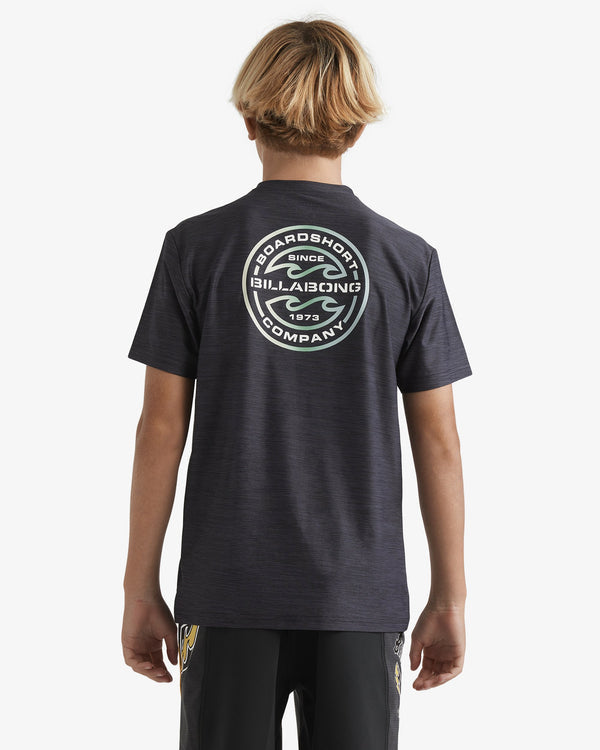 Billabong Boys Rotor Shoreline SS Rashie