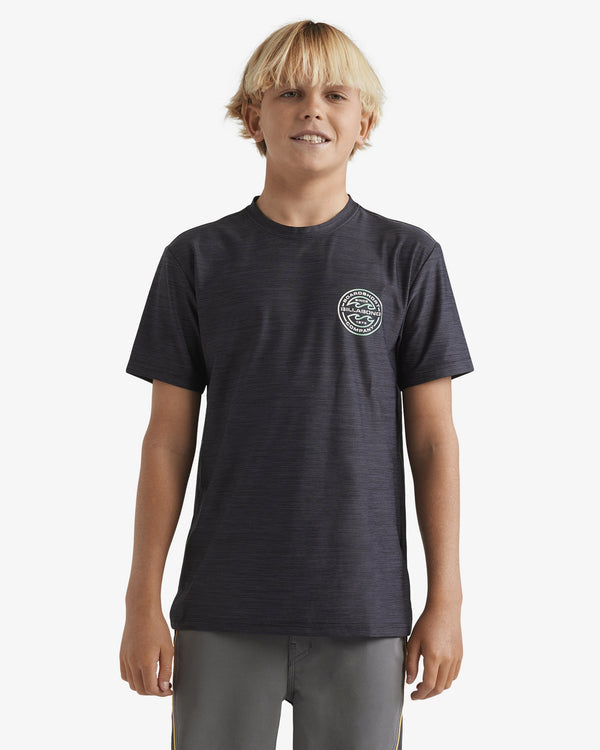 Billabong Boys Rotor Shoreline SS Rashie