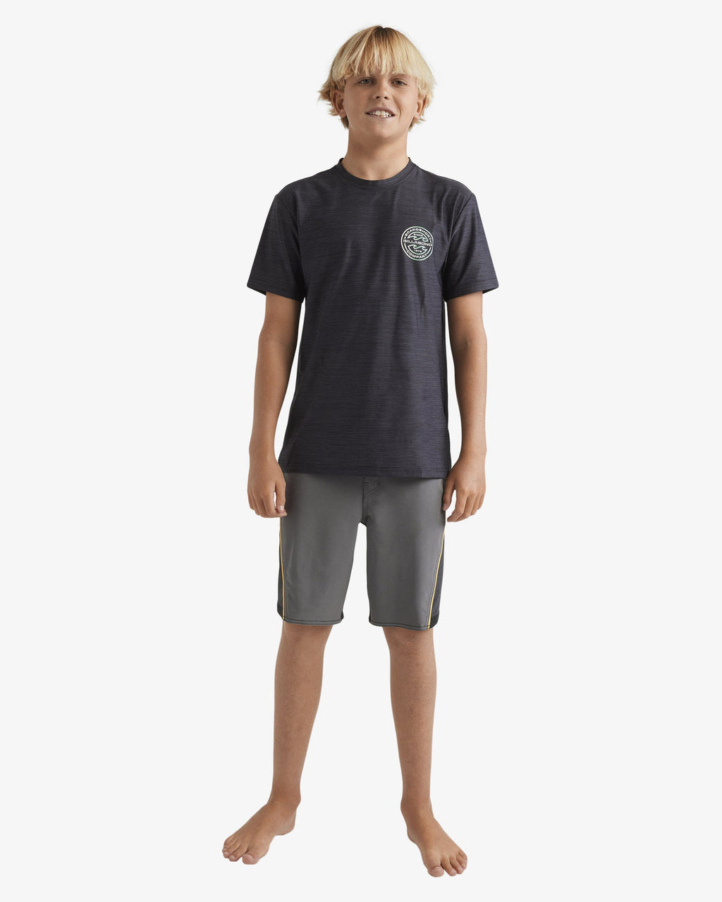 Billabong Boys Rotor Shoreline SS Rashie