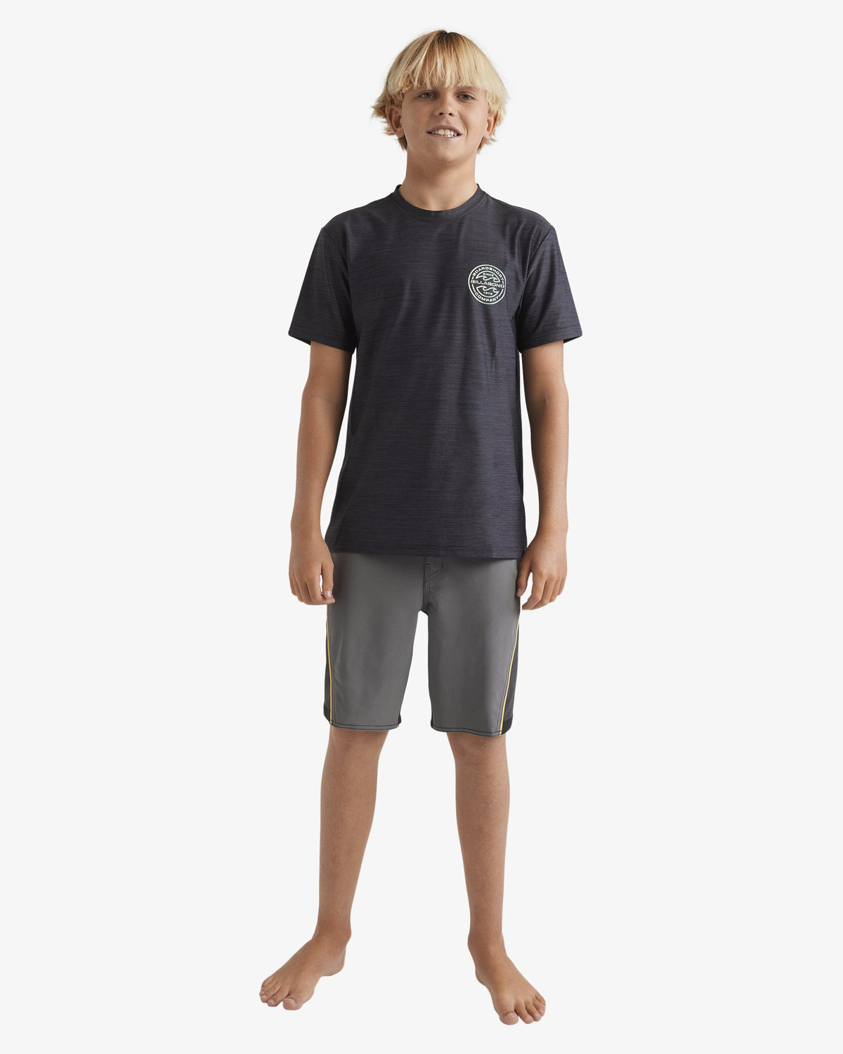 Billabong Boys Rotor Shoreline SS Rashie