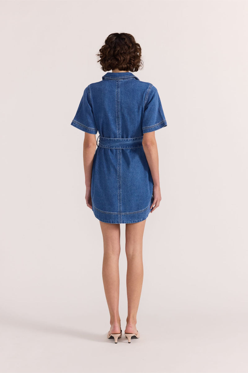 Staple The Label Brooks Denim Mini Dress
