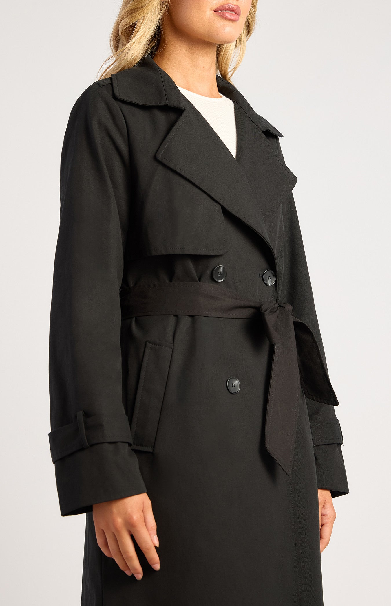Style State Long Lined Collared Trench Coat