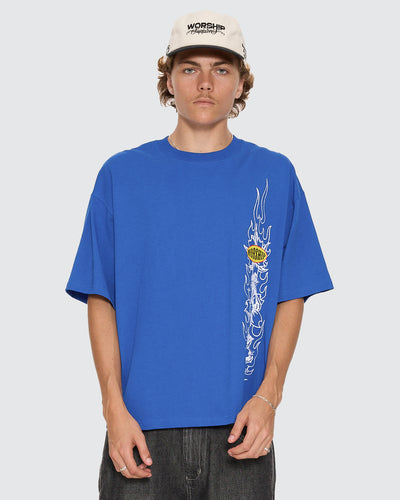 Worship Tropical Heat Box Crop Tee