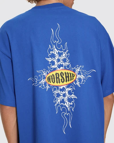 Worship Tropical Heat Box Crop Tee