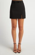 Winnie And Co Bow Detail Belt Mini Skirt
